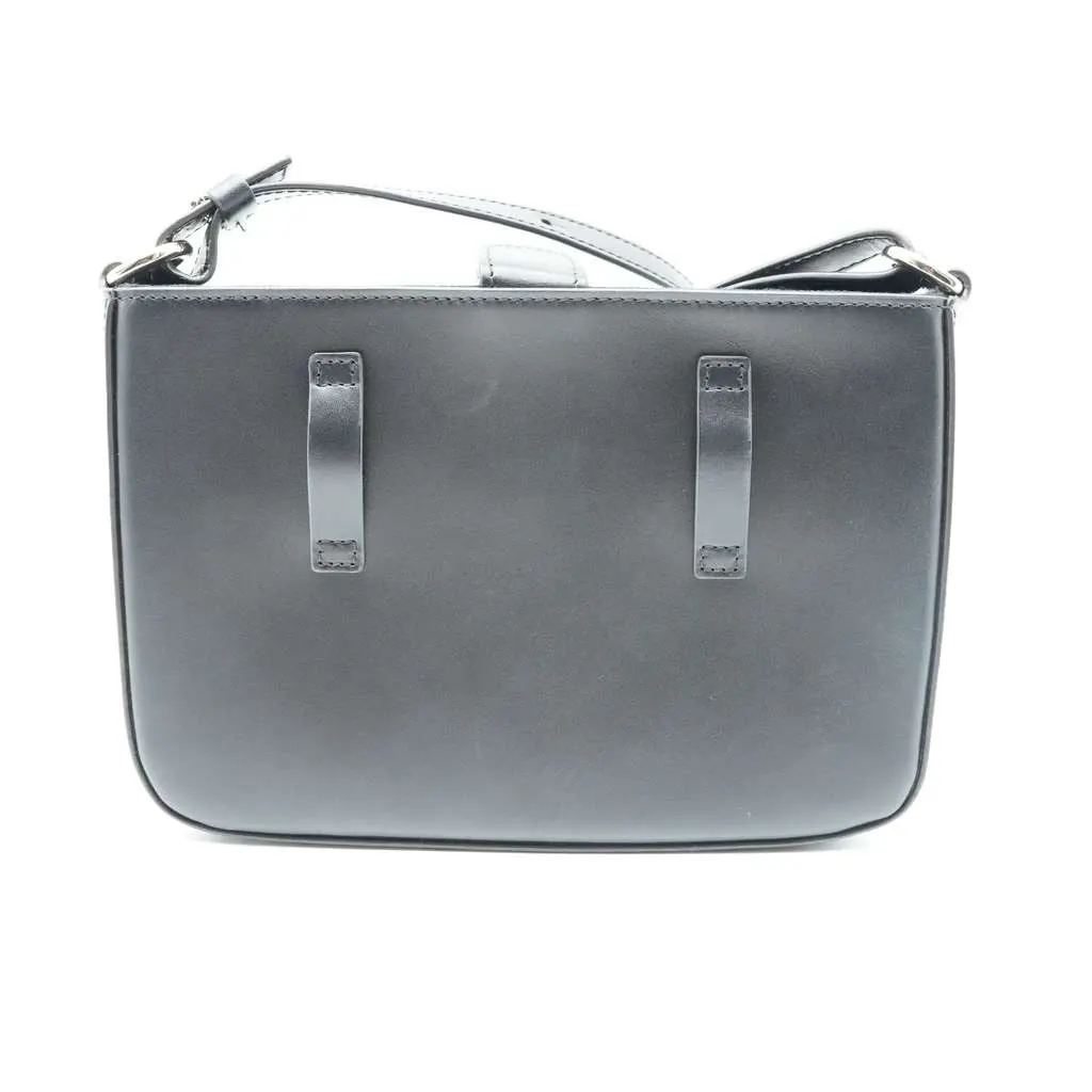 Cartier C de Cartier Mini Shoulder Bag In Black Calfskin Black Leather Good - Model View