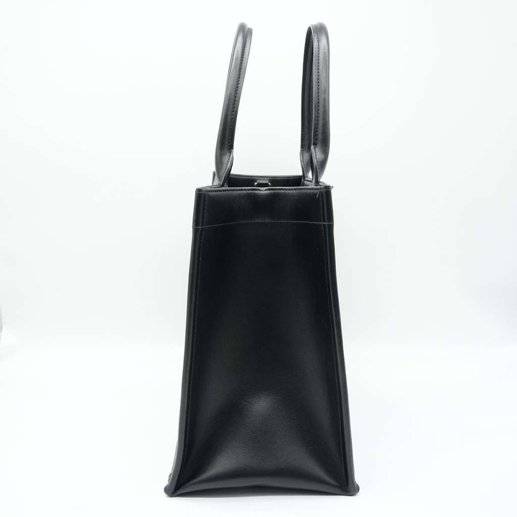 Dior Medium Book Tote Bag Black Macrocannage Calfskin - 2