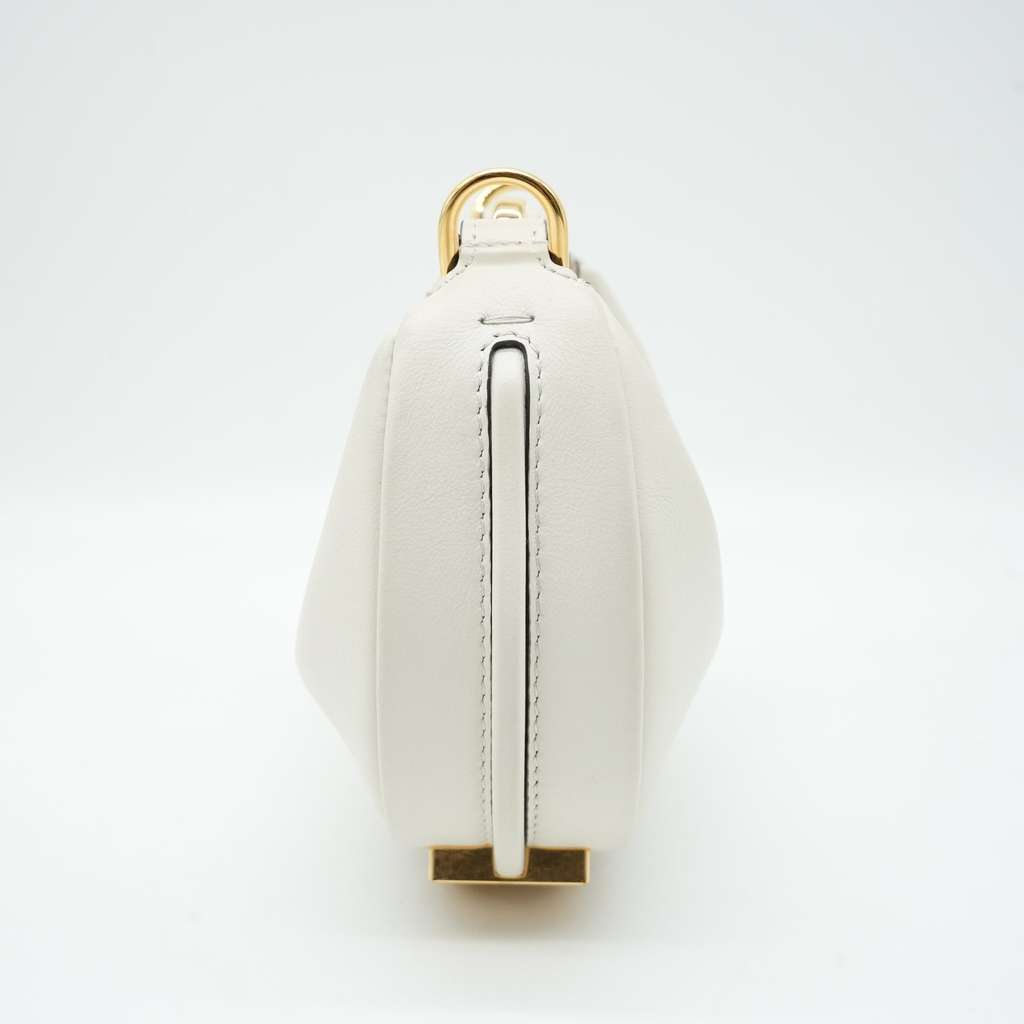 Fendi Timeless Nano Fendigraphy White Leather Charm - 4