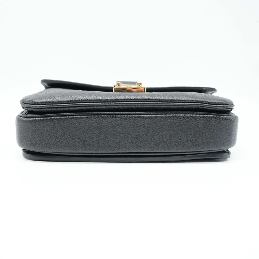 Louis Vuitton Pochette Metis East West Monogram Empreinte Black Bag M46595 Black Good - Box View