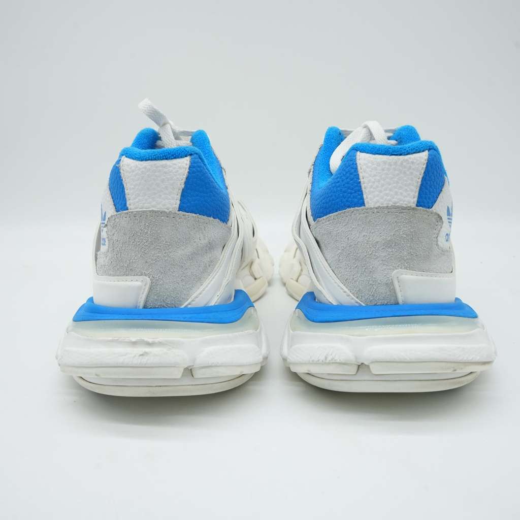 Balenciaga Balenciaga x Adidas Track Forum Sneakers White & Blue Size 45 - 5