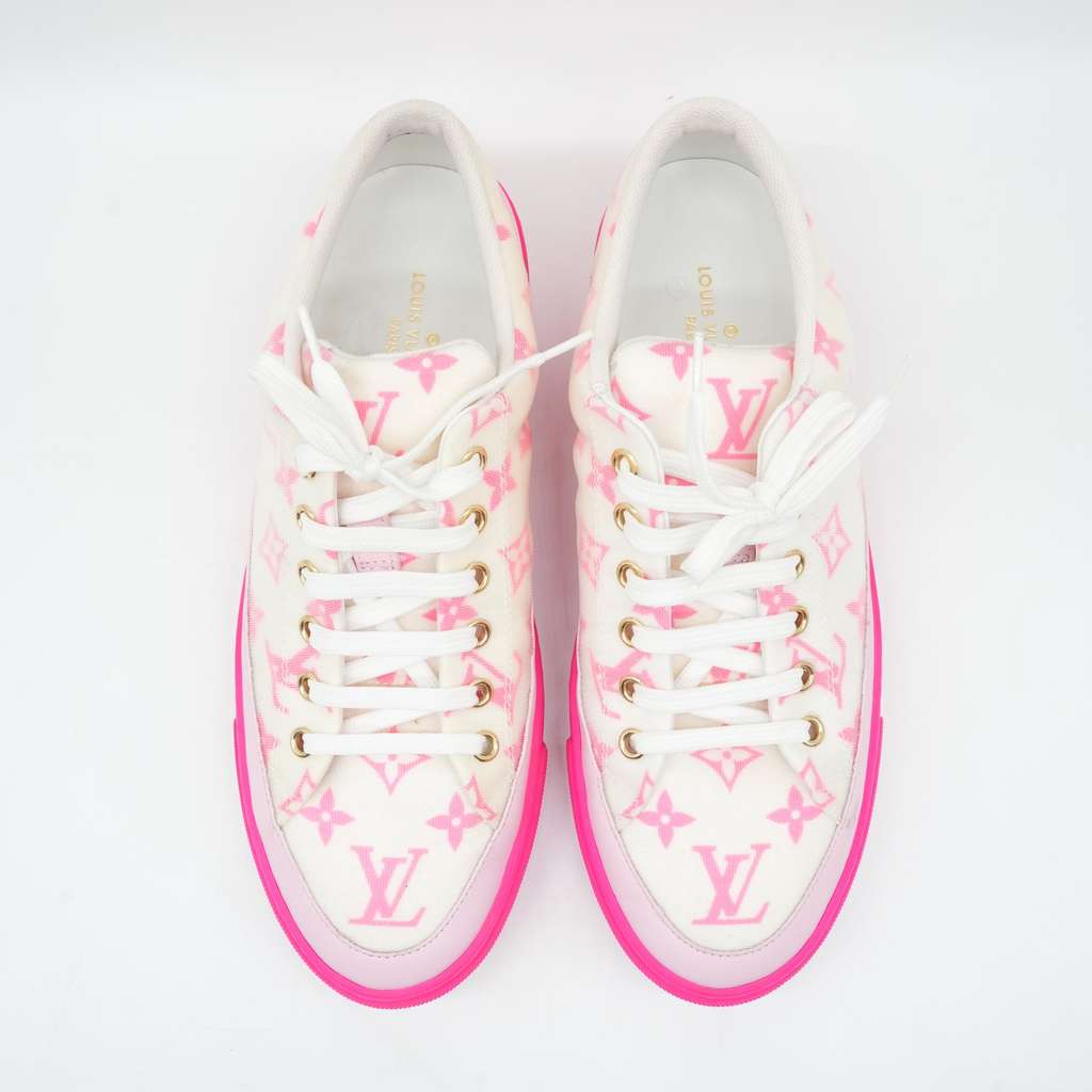 Louis Vuitton Bicolor Monogram Stellar Line Technical Fabric Sneaker CL1109 Size 39 - 2