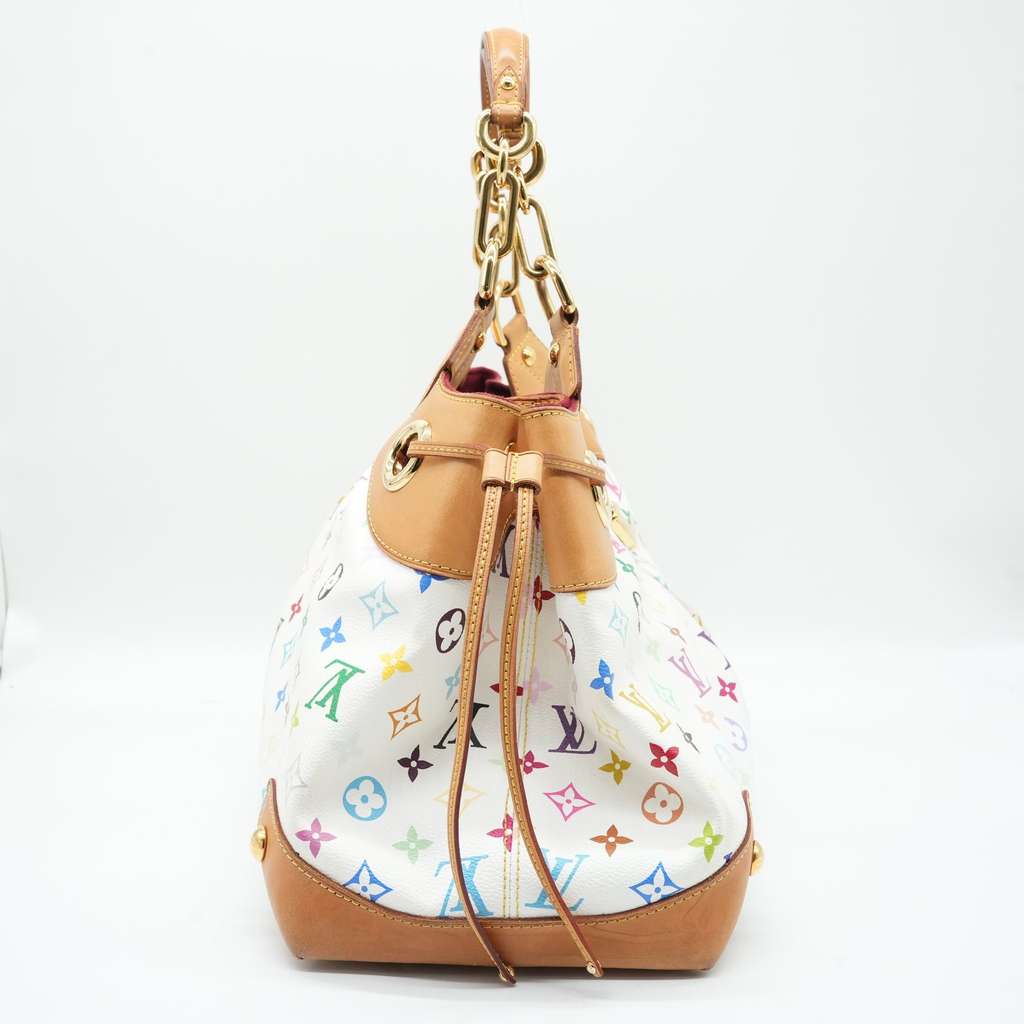 Louis Vuitton White Multicolor Monogram Canvas Ursula Bag - 4