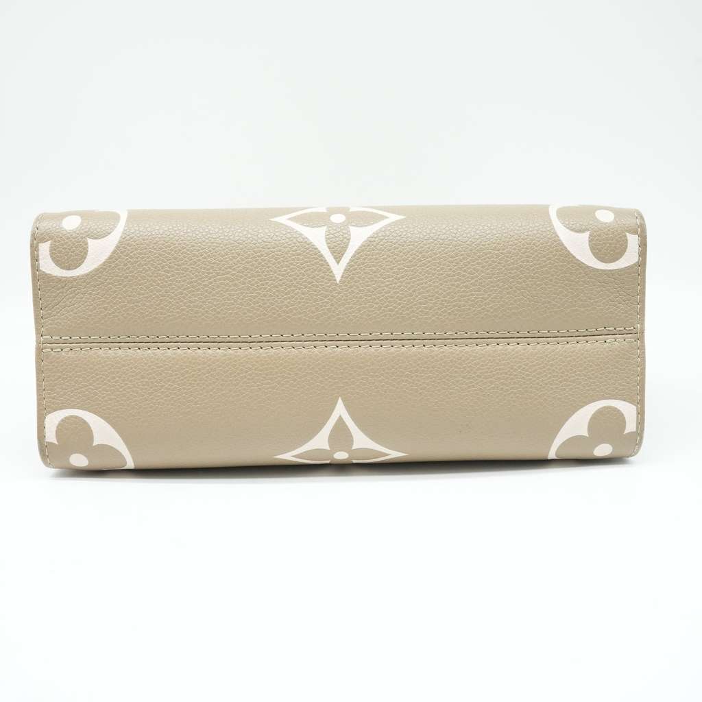 Louis Vuitton On The Go PM Khaki Bicolor Tote Bag - 5