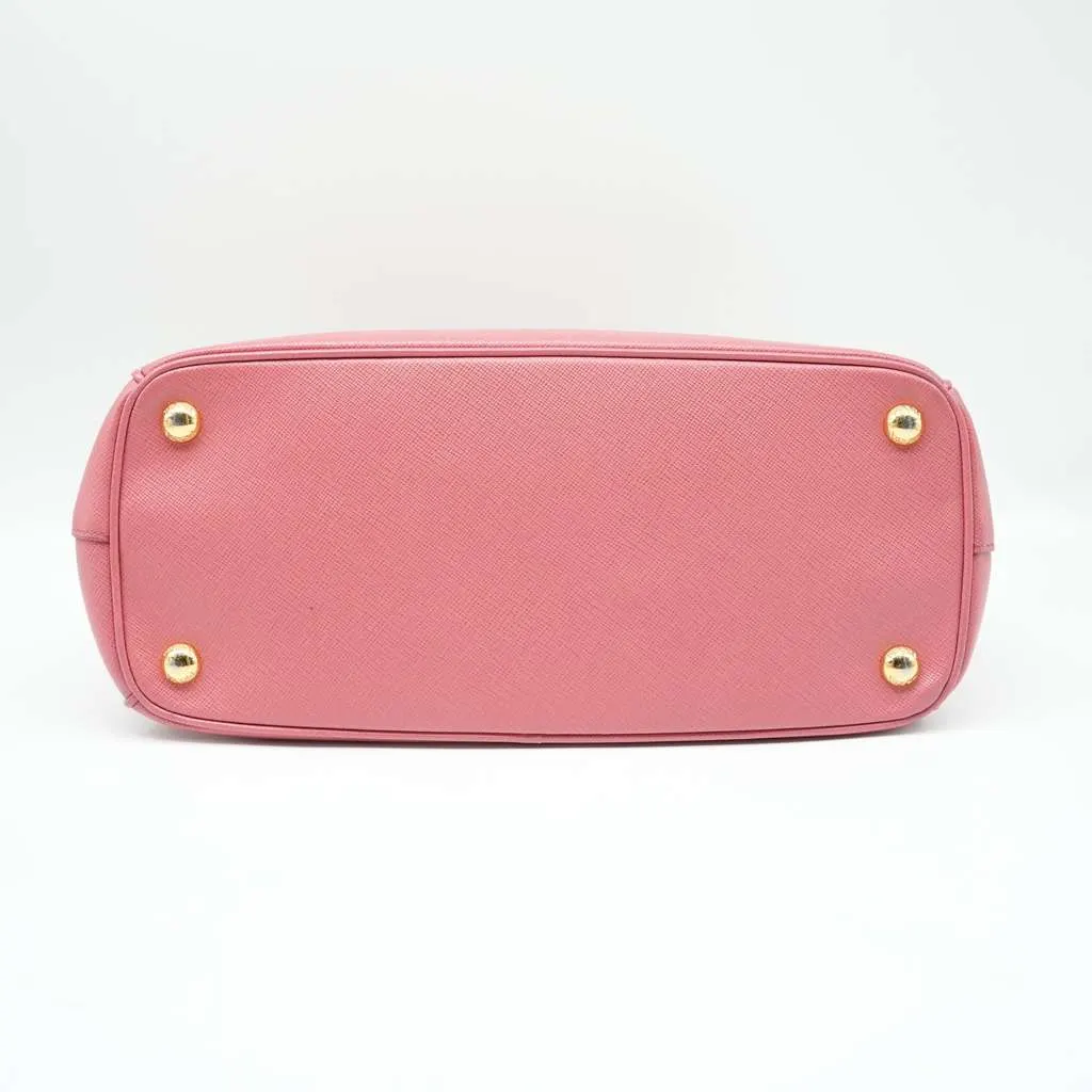 Prada Saffiano Lux Leather Medium Galleria Tote Pink Pink Fair - Box View