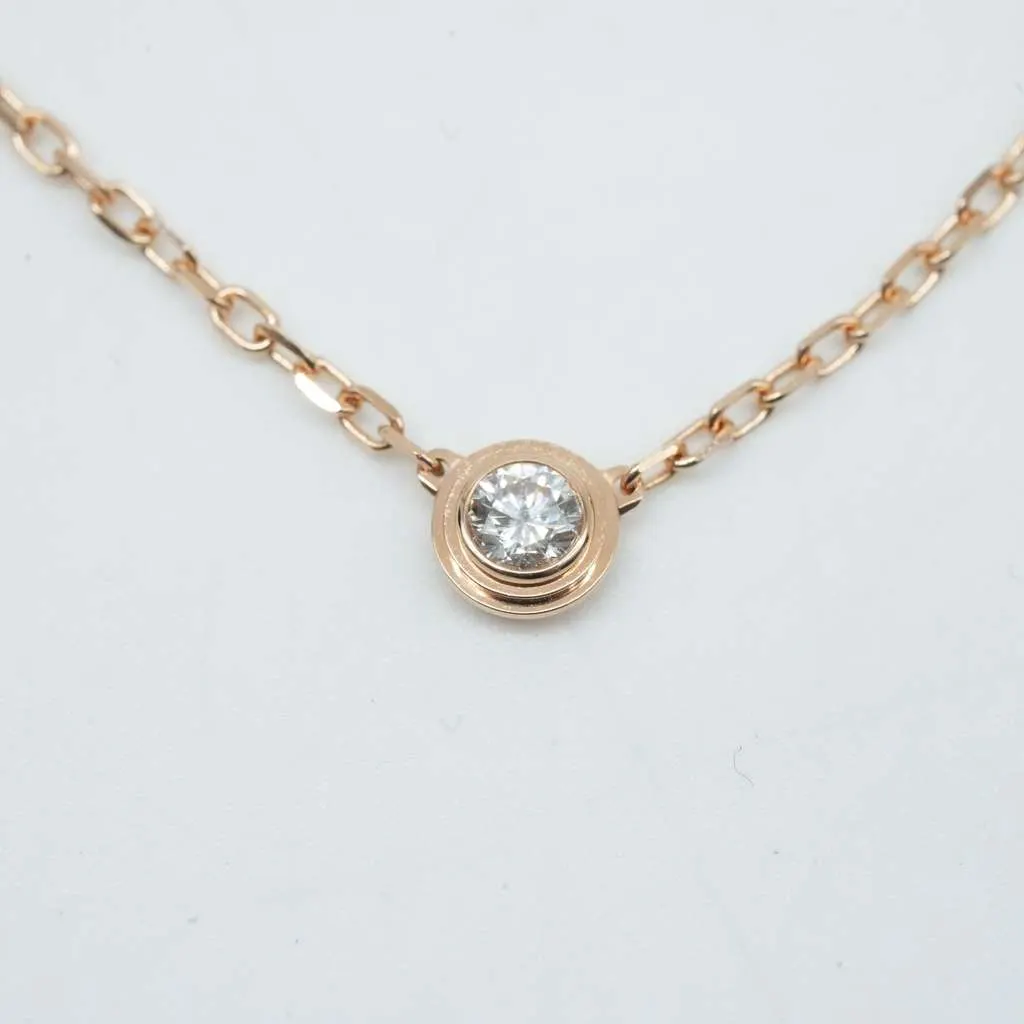 Cartier D'amour SM K18 Rose Gold NC Diamond 2.9g Gold Rose Gold Good - Inside View