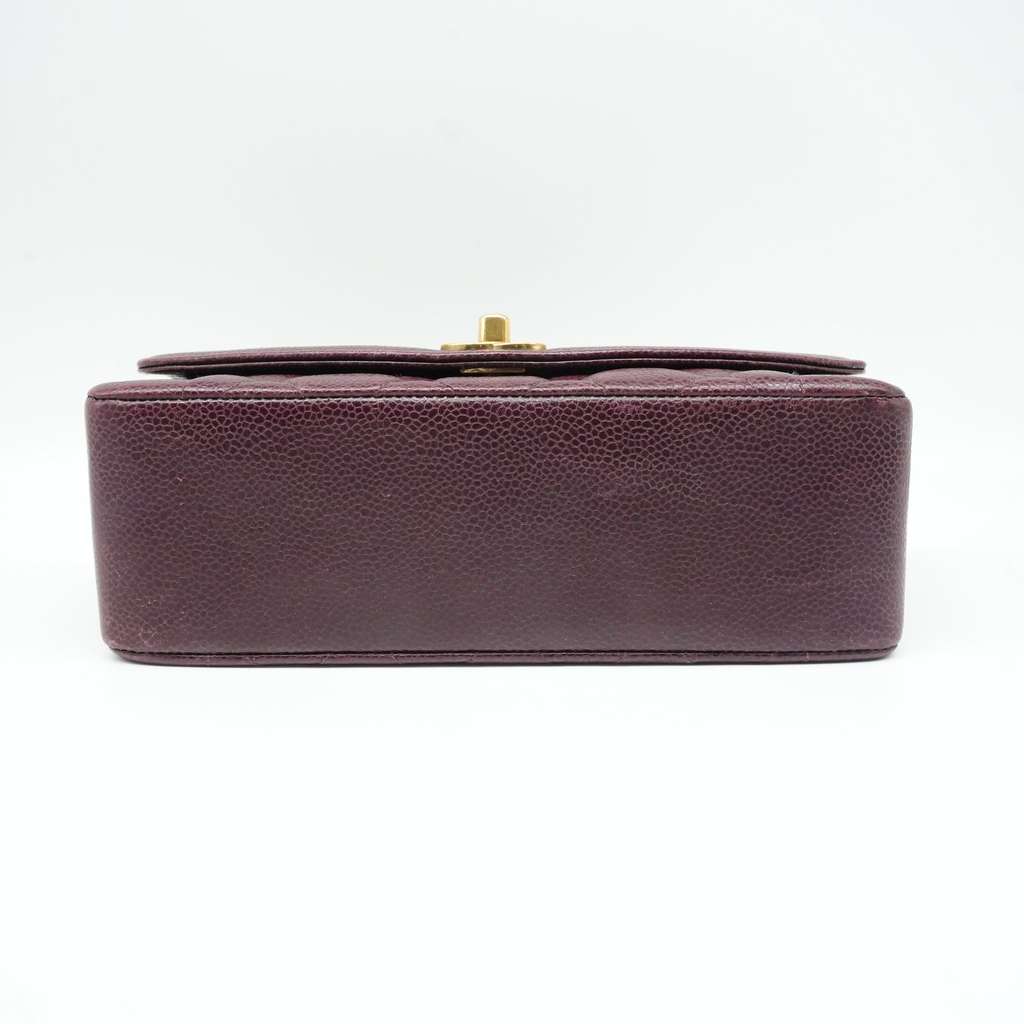 Chanel Chanel Diana Flap Bag Caviar Skin Burgundy Vintage - 5