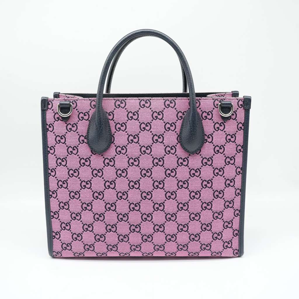 Gucci GG Supreme Canvas Multicolor Small Handbag Pink - 3