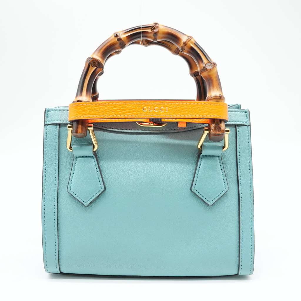 Gucci Diana Mini Tote Bag Mint Green - 3