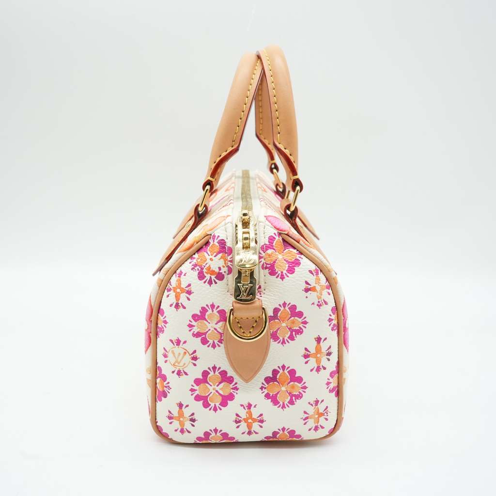 Louis Vuitton Speedy 20 Bandouliere Coral Monogram Tile Canvas - 4