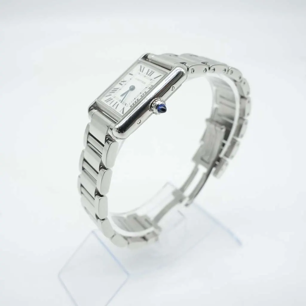 Cartier Tank Must De Watch Small Model Silver Stainless steel Fair - Inside View