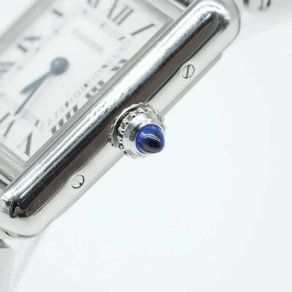 Cartier Tank Must De Watch Small Model Silver Stainless steel Fair - Box View