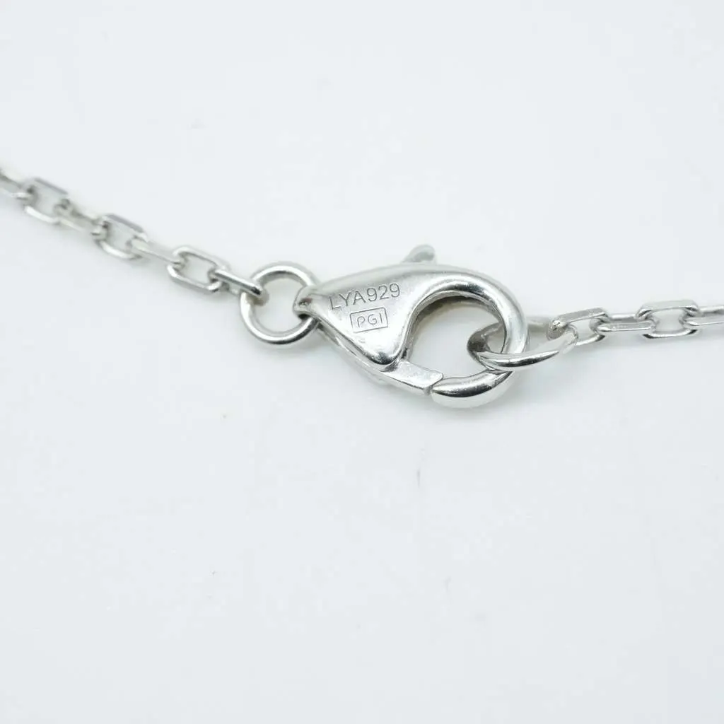 Cartier Cartier Love Pendant, Paved Necklace 18K White Gold White White Gold Good - Model View