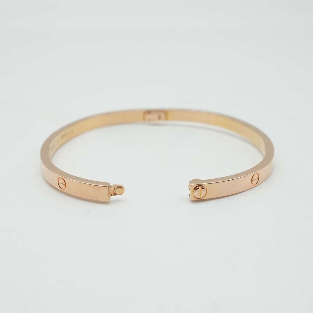 Cartier Love Bracelet 18K Rose Gold Small Size:16 17.90g - 5