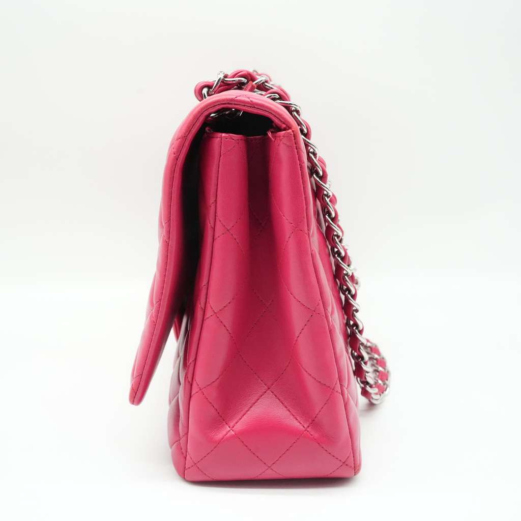 Chanel Maxi Classic Single Flap Pink Lambskin 13089787 - 5