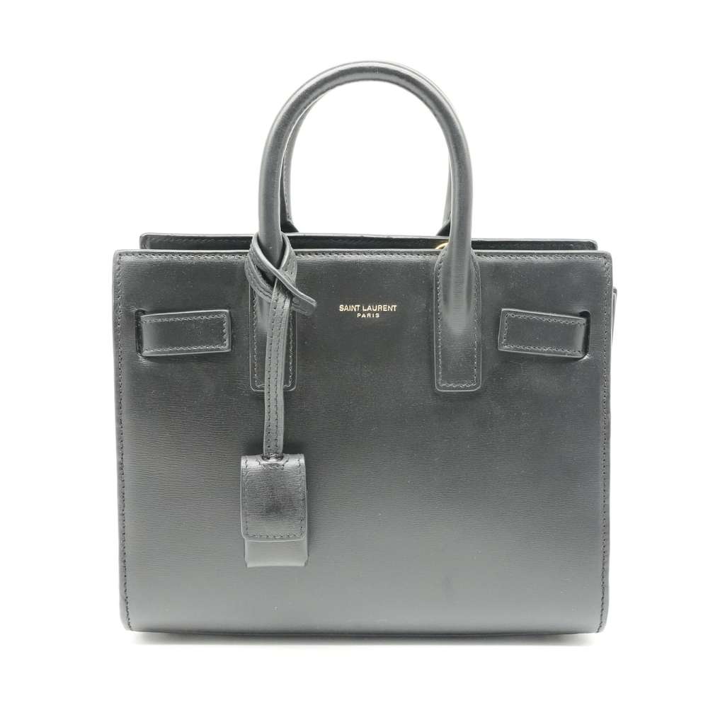 Saint Laurent Sac De Jour Nano Leather Tote BO/DB/K/ST