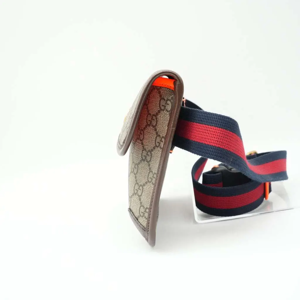 Gucci Small Ophidia Belt Bag GG Supreme Canvas Beige Canvas Good - Inside View