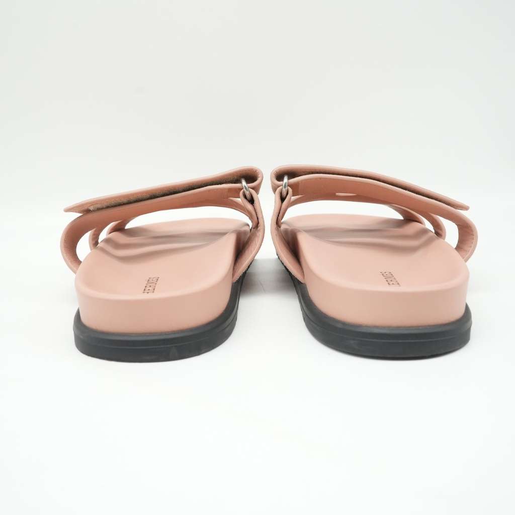 Hermès Chypre Sandal Suede Pink Size 40 - 5