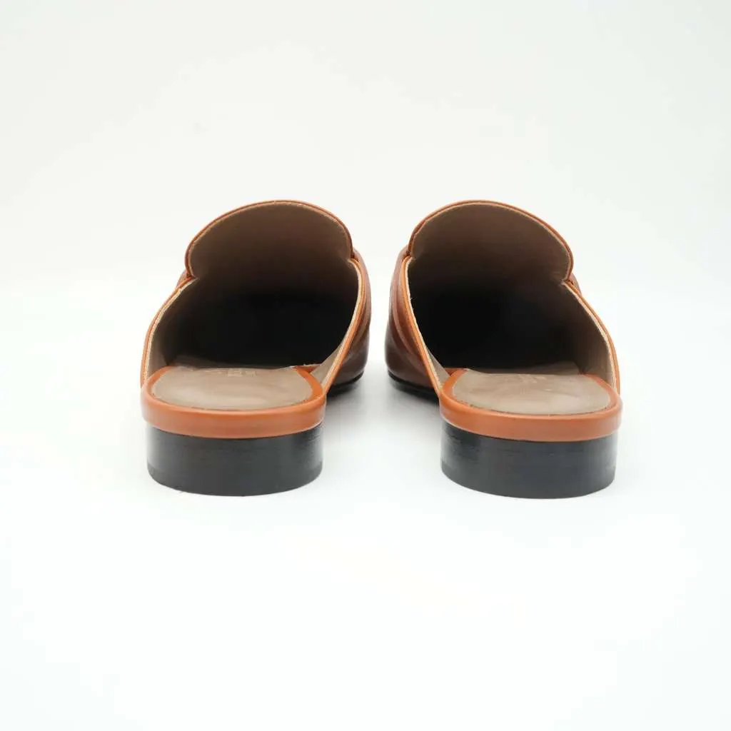 Hermès Women's Loafers Brown Size 36 DB/BO Brown Leather Fair - Box View