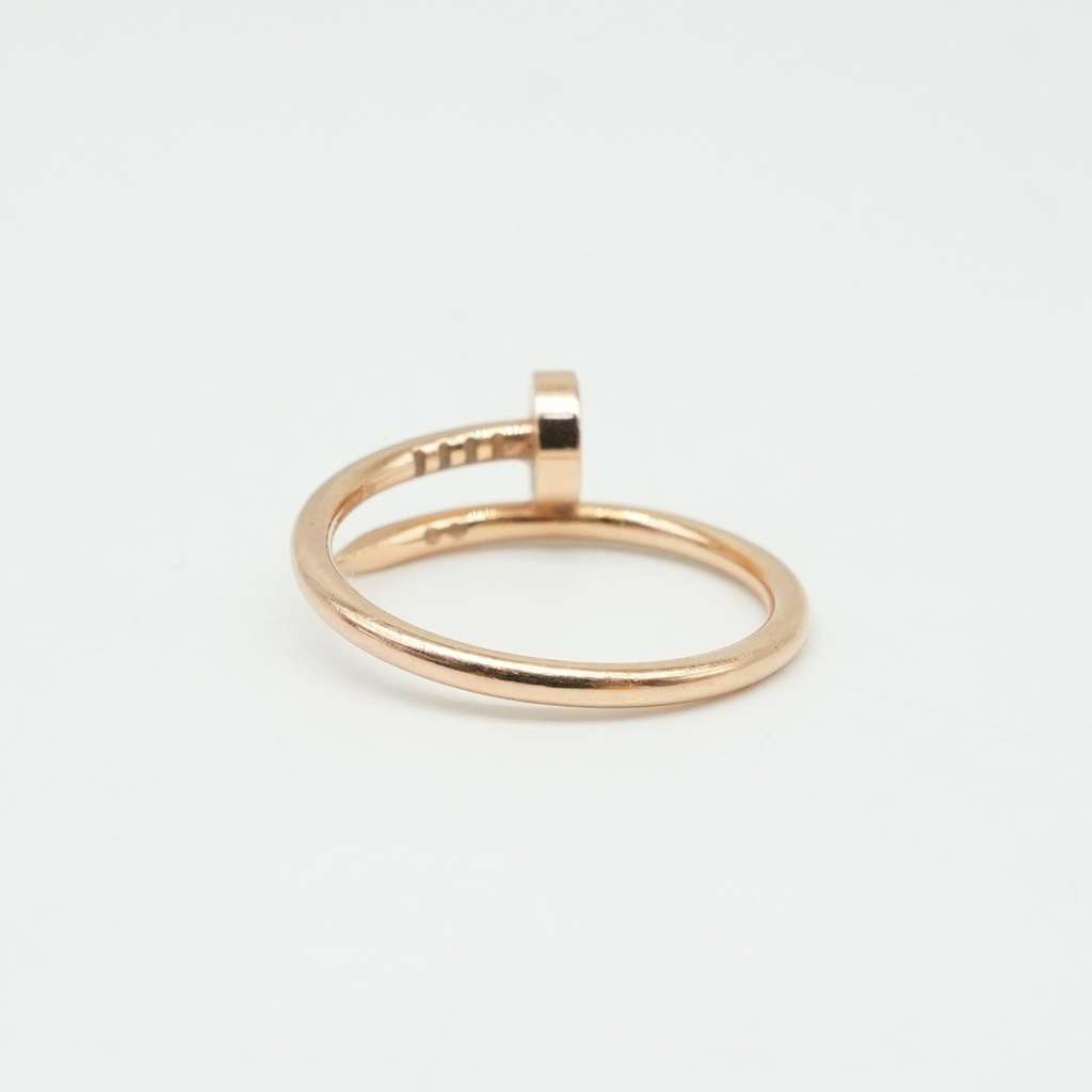 Cartier Juste Un Clou Small 18K Pink Gold Ring 3.4g Size: 54 - 3