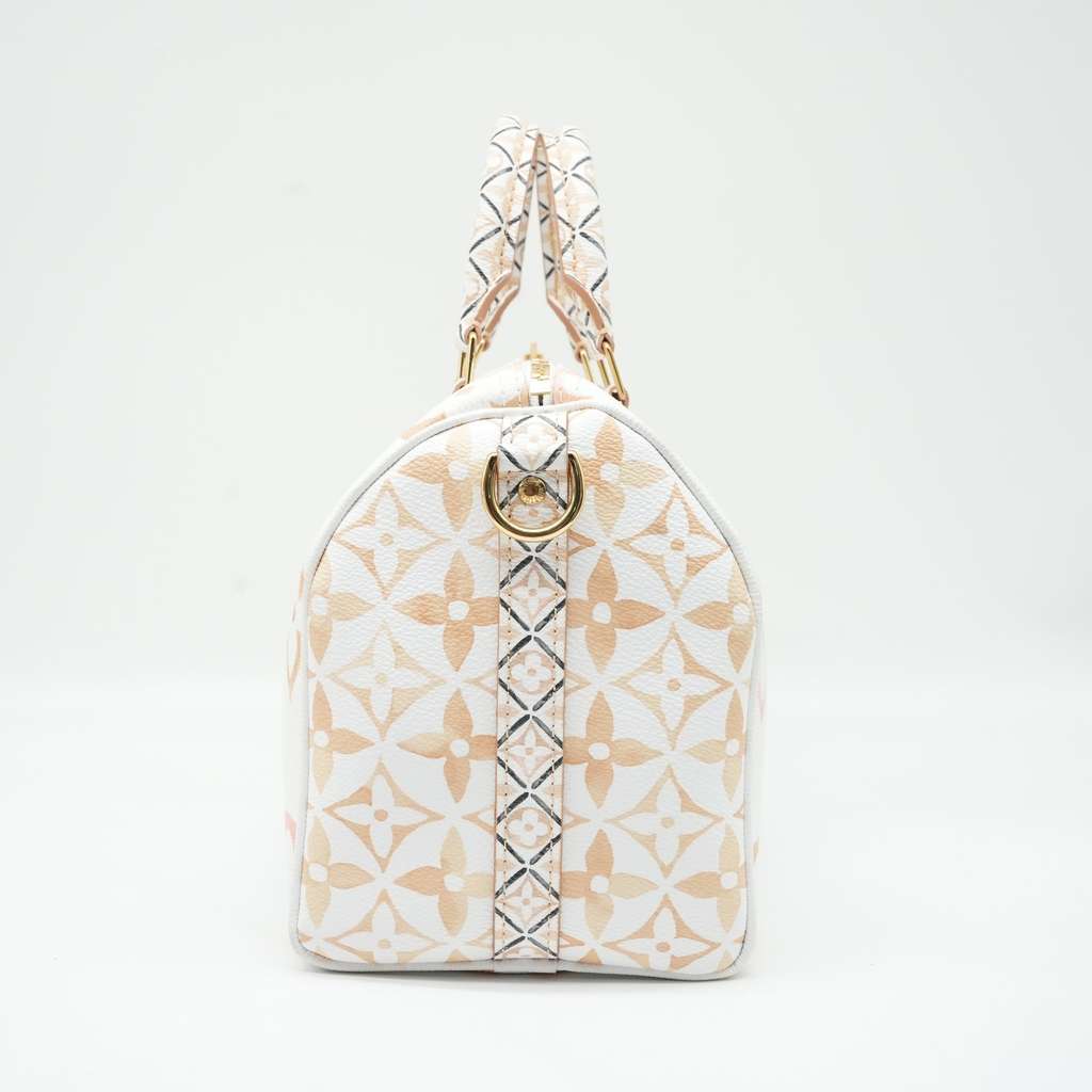 Louis Vuitton Monogram By the Pool Speedy Bandouliere 25 M22987 DB/ST/PL/K - 2