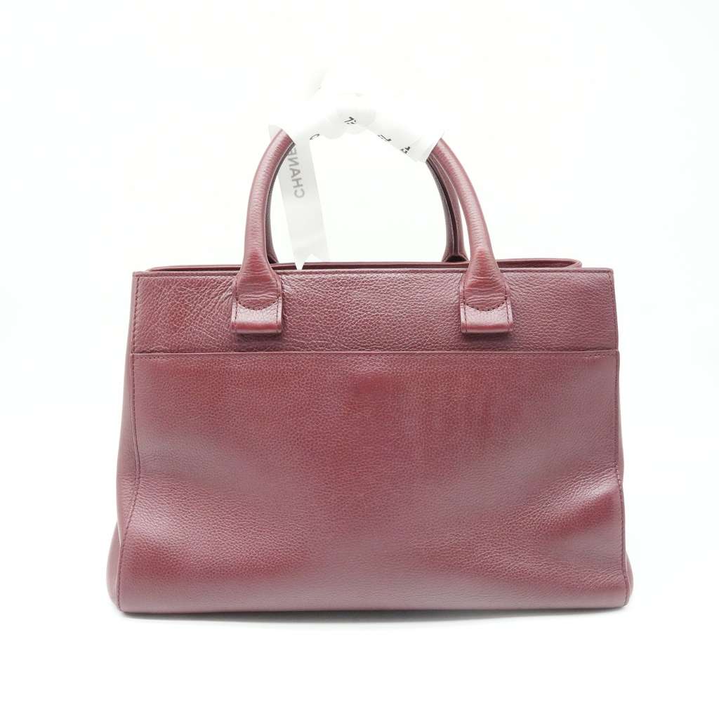 Chanel Executive Tote Bag Burgandy Leather EN ST - 3