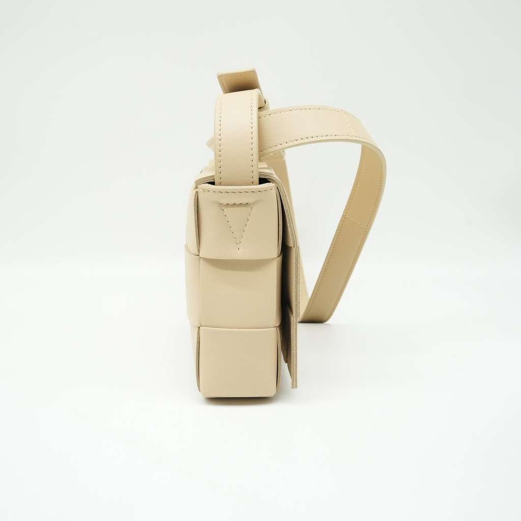 Bottega Veneta Cassette Shoulder Bag Intrecciato Leather Beige - 4