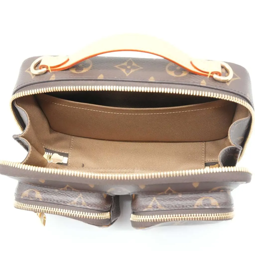 Louis Vuitton Utility Monogram Canvas Crossbody Shoulder Handbag M80446 Brown Fair - Model View