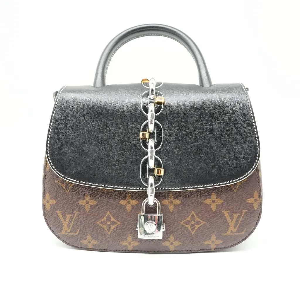 Louis Vuitton Chain It Handbag Monogram PM Shoulder Bag M44115 Brown Fair - Front View