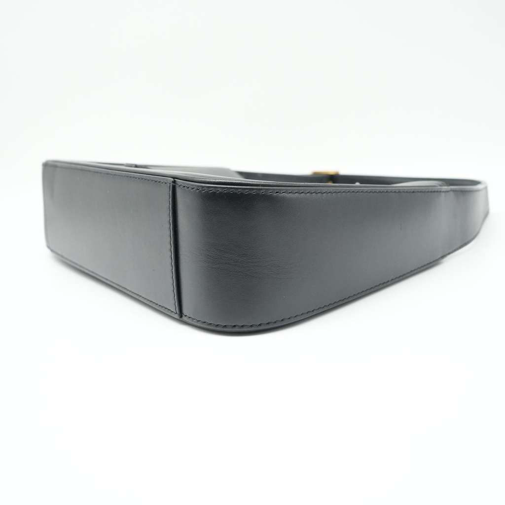 Saint Laurent Le 5 à 7 Leather Shoulder Bag Black - 5